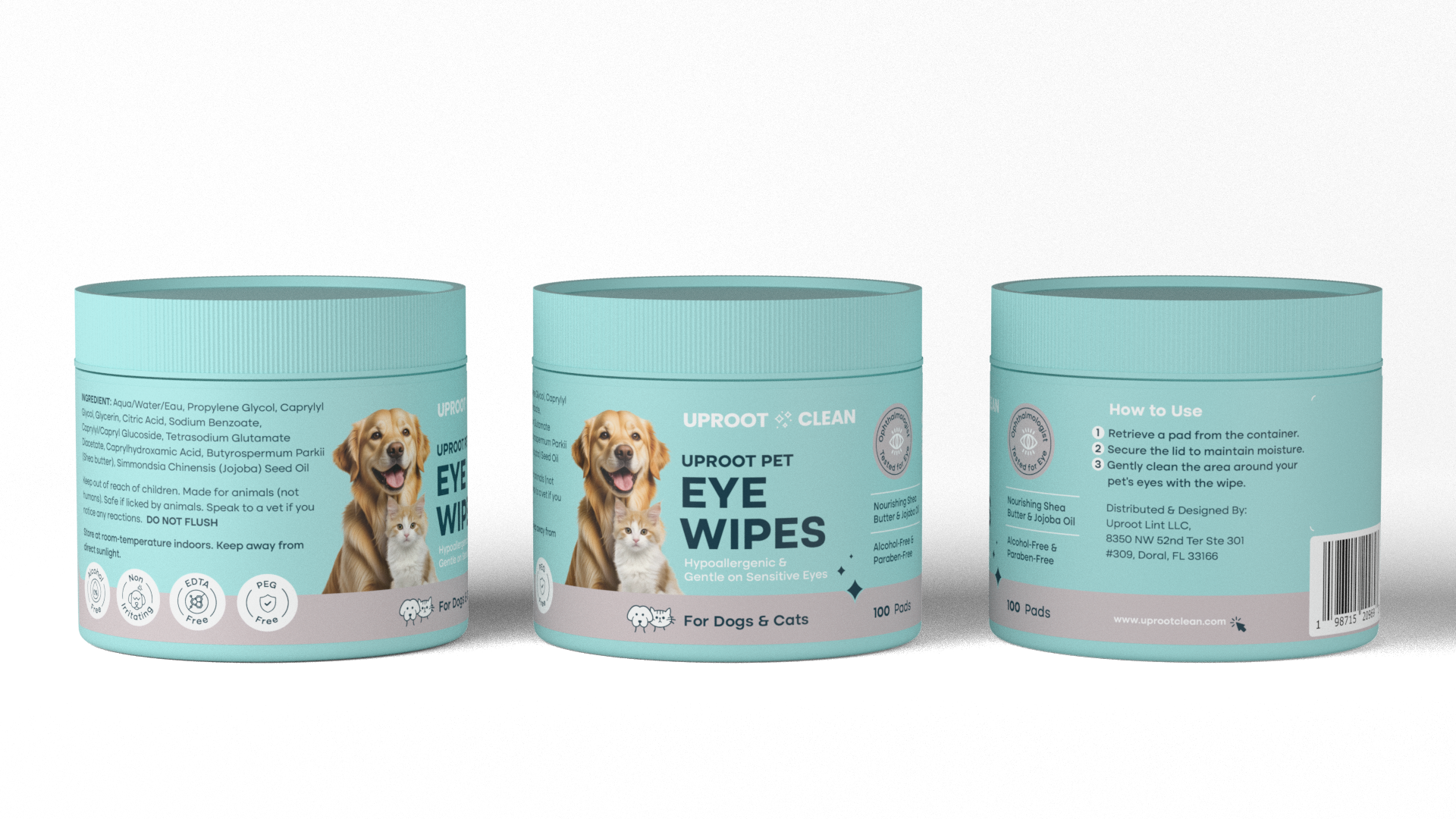 Uproot Eye Wipe Pads (Infl)