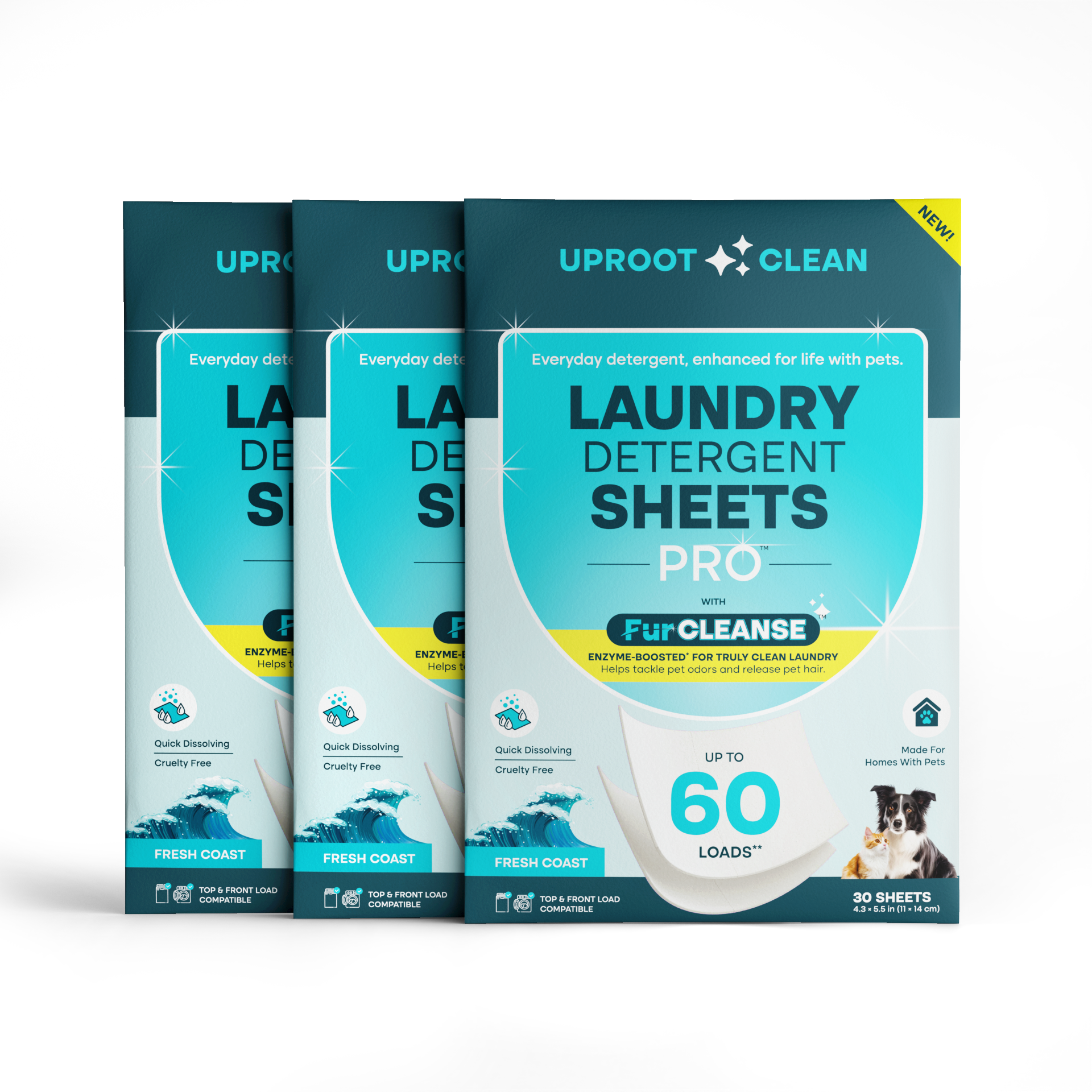 Uproot Clean Laundry Detergent Sheets